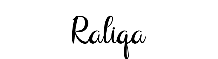 Raliqa  baixar fontes gratis