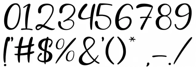 Raliqa Font OTHER CHARS