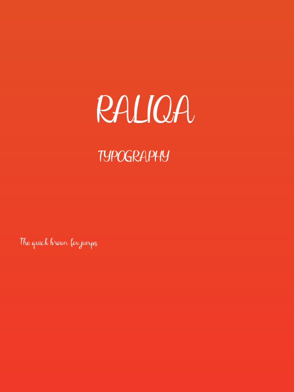 Raliqa Poster