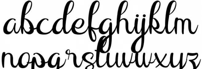 Raliqa फ़ॉन्ट लोअरकेस