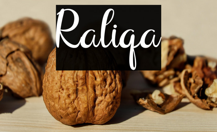 Raliqa Example 1