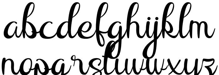 Raliqa Font LOWERCASE