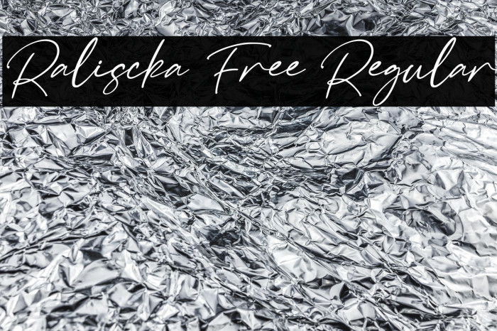 Raliscka Free Regular Example 1