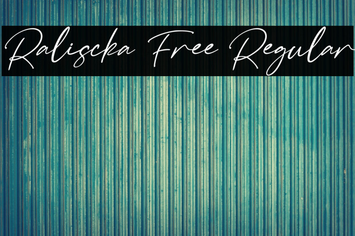 Raliscka Free Regular Example 3