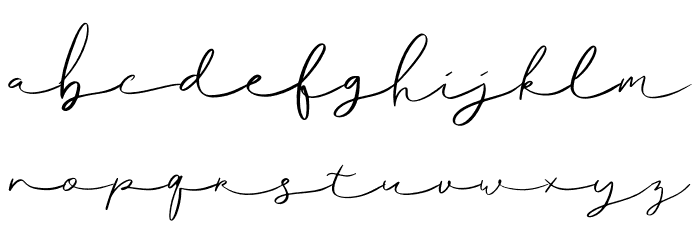 Ralisto Font LOWERCASE