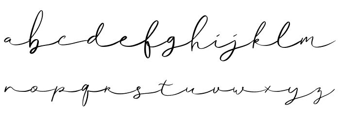 Ralisto Font LOWERCASE