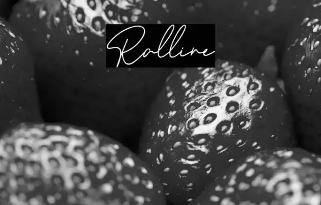 Ralline Font examples