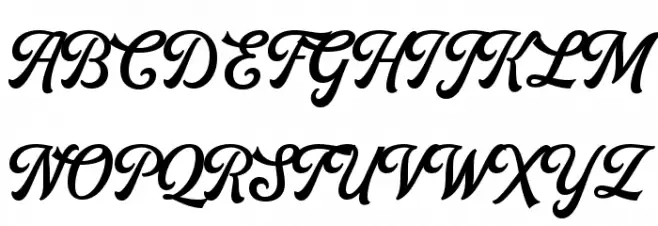 RallingtonDEMO Script Schriftart Groß