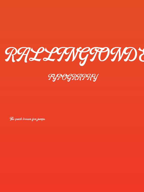 RallingtonDEMO Script Poster