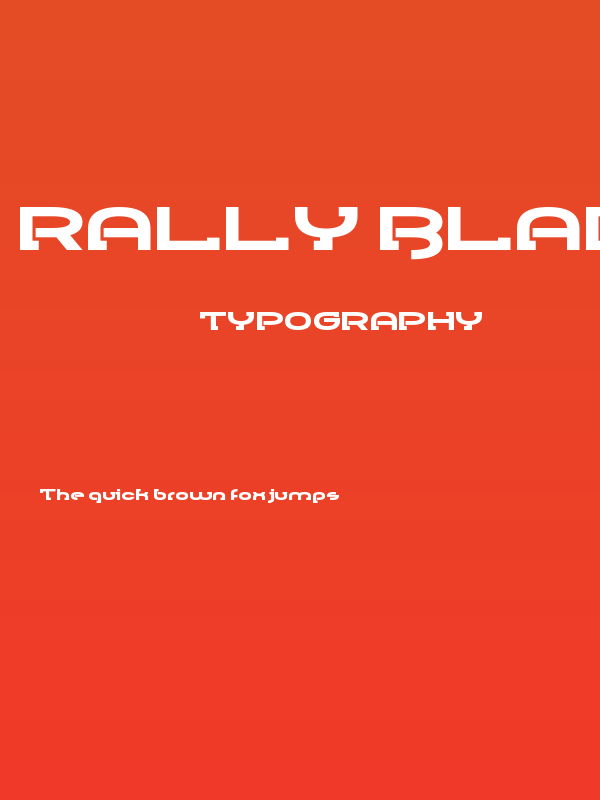 Rally Blade Poster