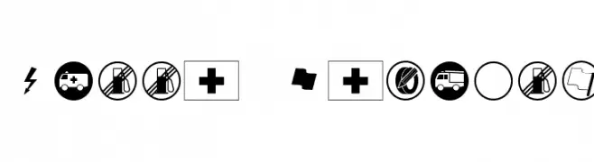 Rally Symbols  नि: शुल्क फ़ॉन्ट्स डाउनलोड
