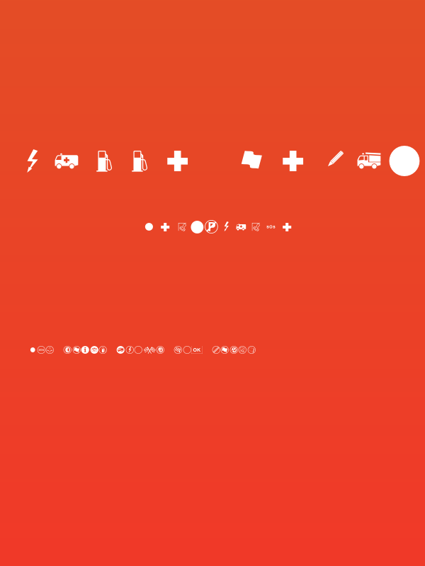 Rally Symbols Poster