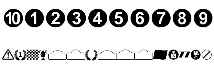 RallySymbols Font OTHER CHARS