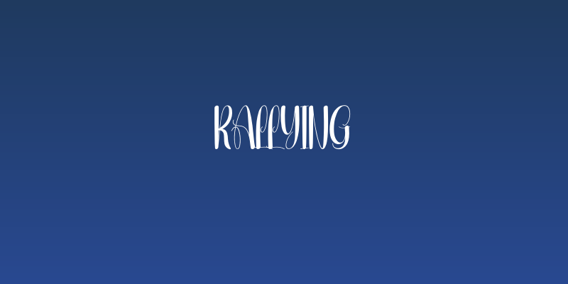 Rallying Social Header