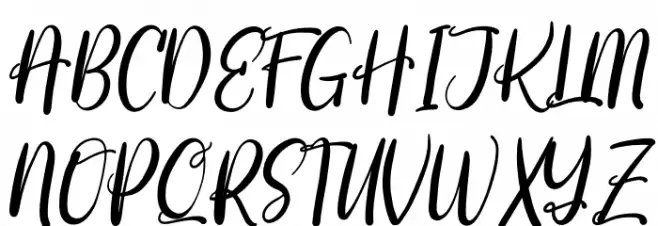 Rallystta Schriftart Groß