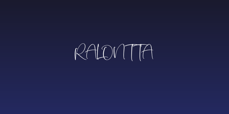 Ralontta Social Header