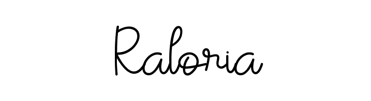 Raloria  नि: शुल्क फ़ॉन्ट्स डाउनलोड