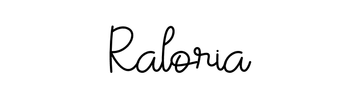 Raloria  baixar fontes gratis
