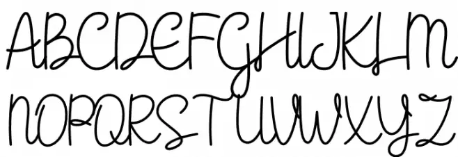 Raloria Schriftart Groß