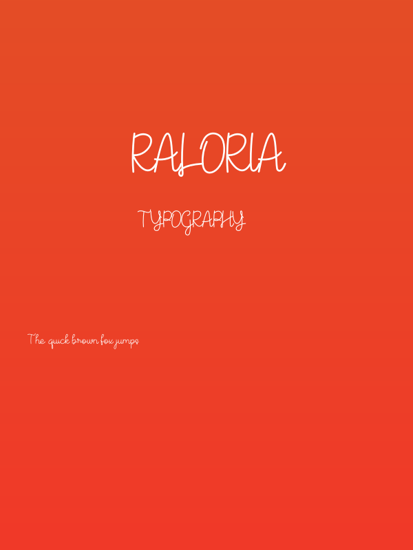 Raloria Poster