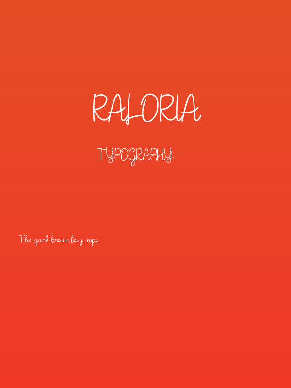 Raloria Poster