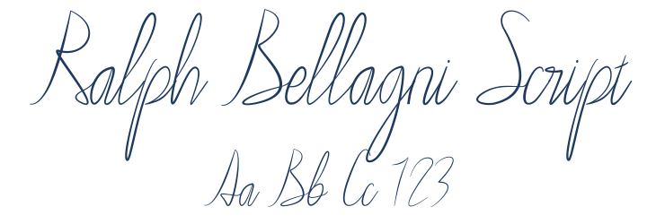 Ralph Bellagni Script Font Preview