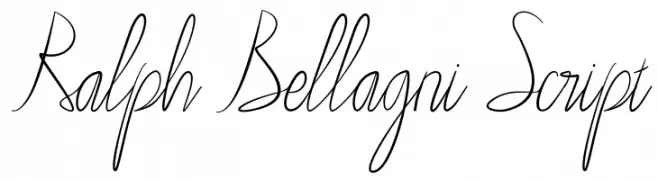 Ralph Bellagni Script  Descarca Fonturi Gratis