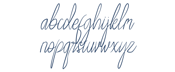 Ralph Bellagni Script Lowercase