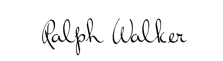 Ralph Walker  免费字体下载
