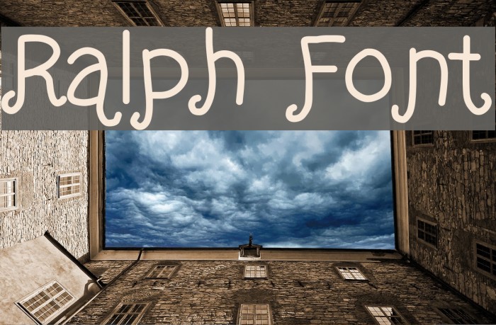Ralph Font examples