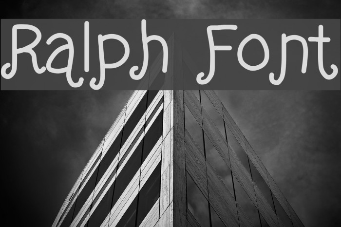 Ralph Font examples