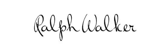 RalphWalker  Frei Schriftart Herunterladen