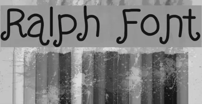 Ralph Font examples