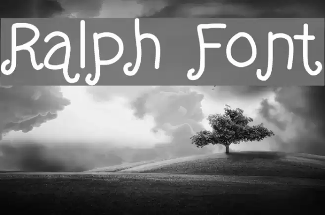 Ralph Font examples