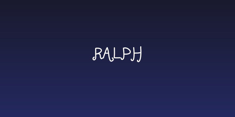 Ralph Social Header