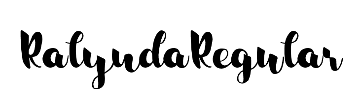 RalyndaRegular  नि: शुल्क फ़ॉन्ट्स डाउनलोड