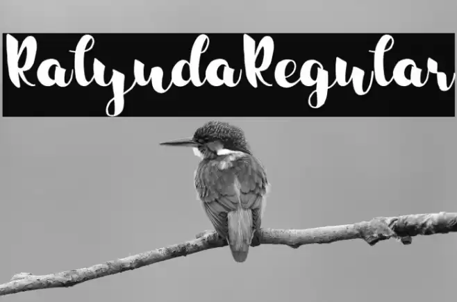 RalyndaRegular Font examples