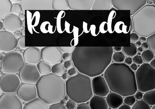 Ralynda Font examples