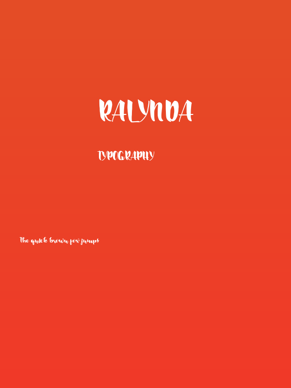 Ralynda Poster