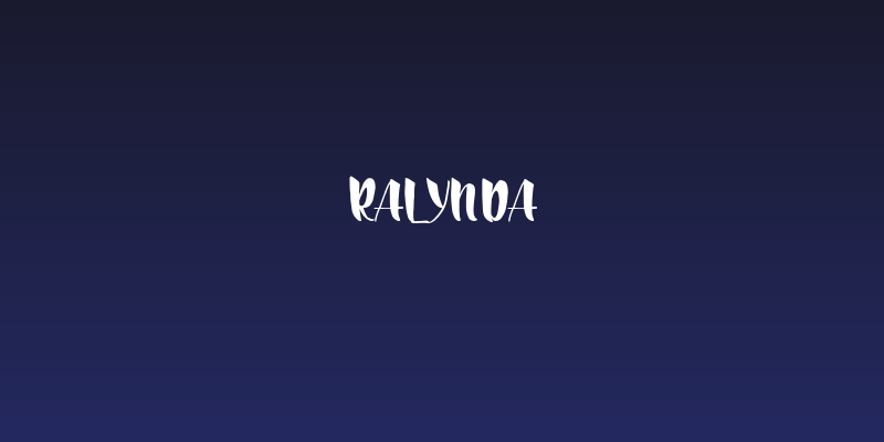 Ralynda Social Header