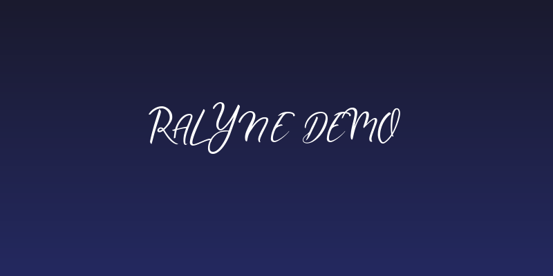 Ralyne Demo Social Header