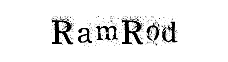 RamRod  Скачать бесплатные шрифты