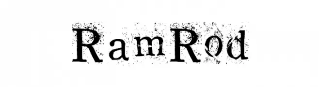 RamRod  フリーフォントのダウンロード