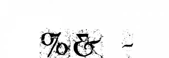 RamRod फ़ॉन्ट अन्य घर का काम