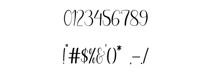 Rama End Font OTHER CHARS