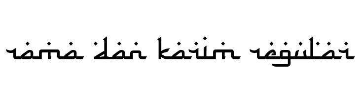 Rama dan Karim Regular  免费字体下载