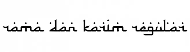 Rama dan Karim Regular  Free Fonts Download