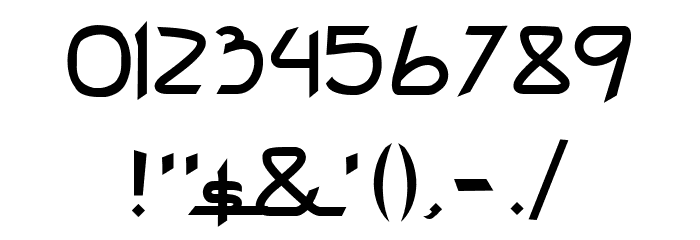 Rama dan Karim Regular Font OTHER CHARS