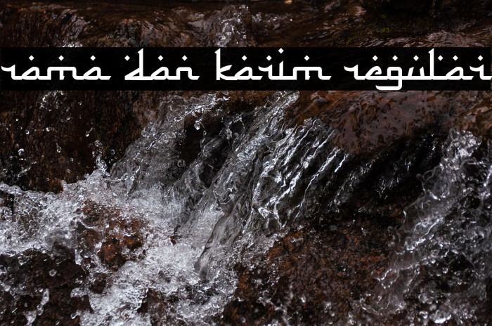 Rama dan Karim Regular Example 3