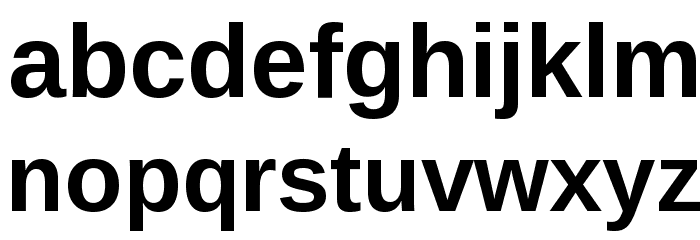 Ramabhadra Font LOWERCASE